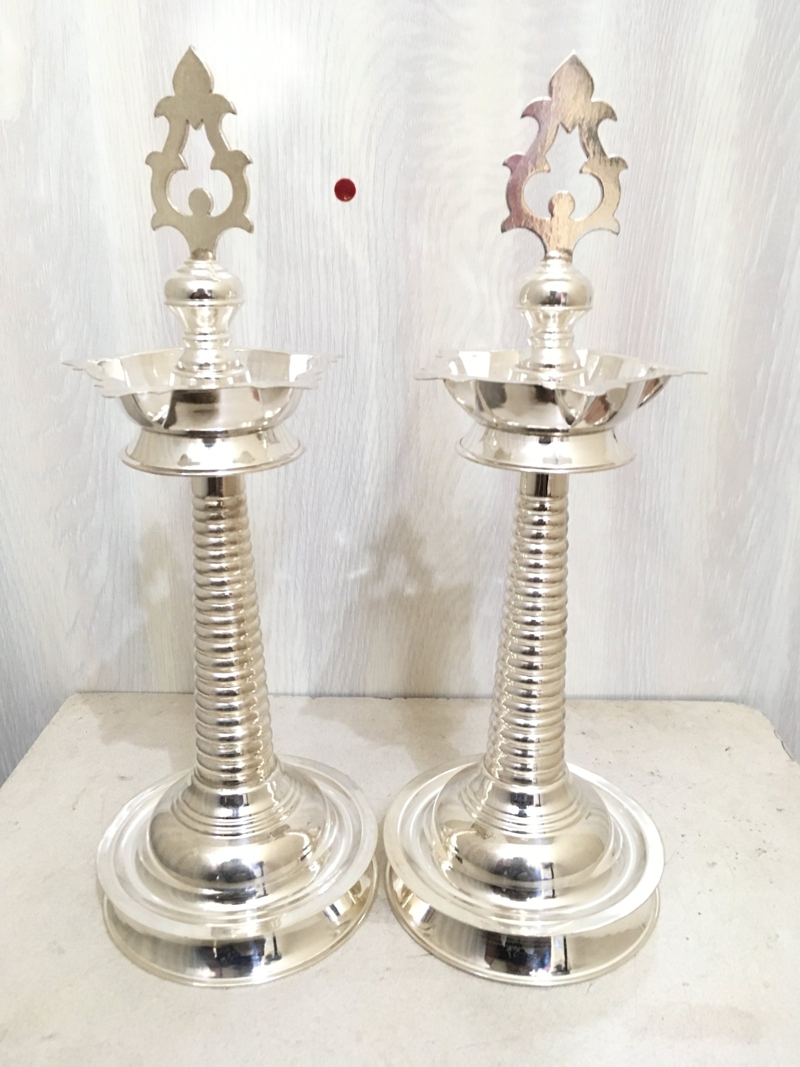 Silver VariThandu & Malabar Vilaku Pair